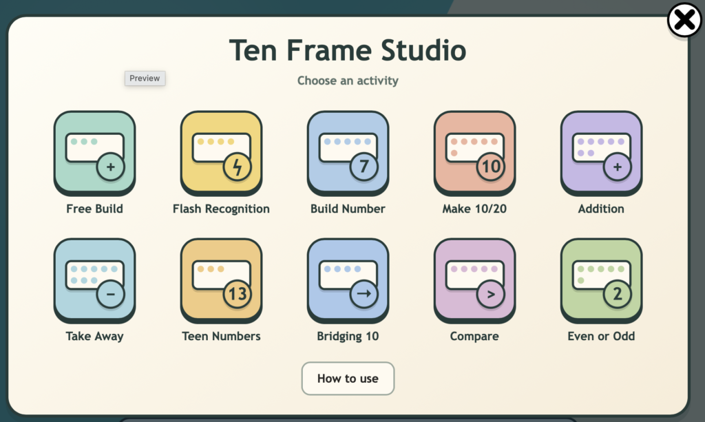 ten frame