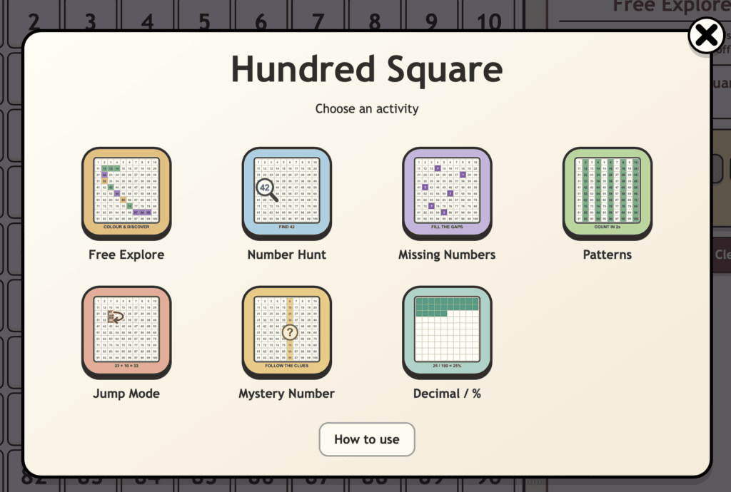 hundred square