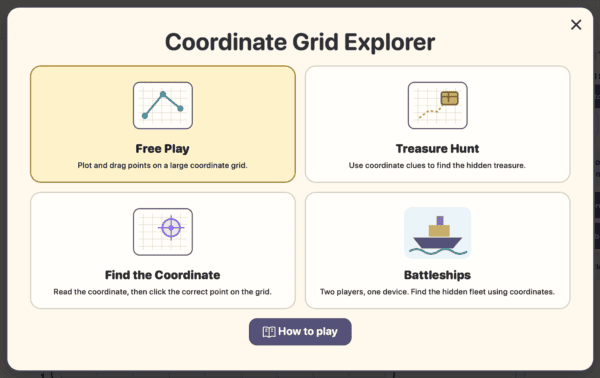 Coordinate Explorer - Math Sparks