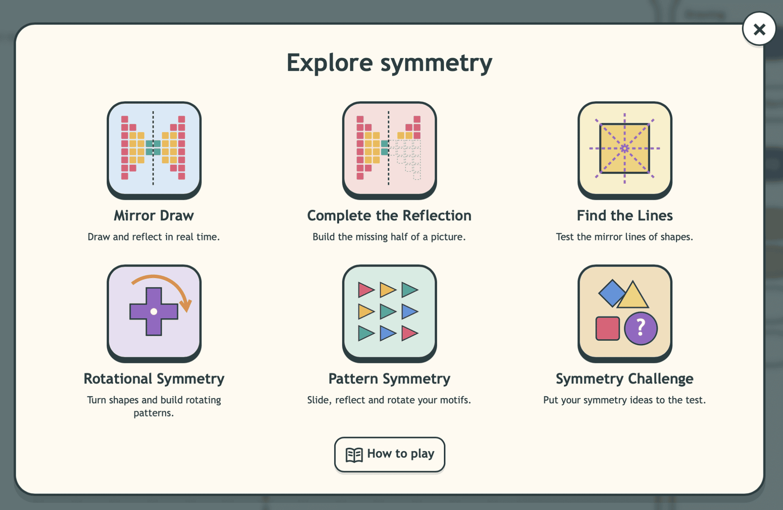 Symmetry Explorer - Math Sparks